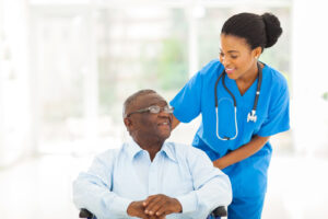 Nurse and patient at hospital - Acte Santé